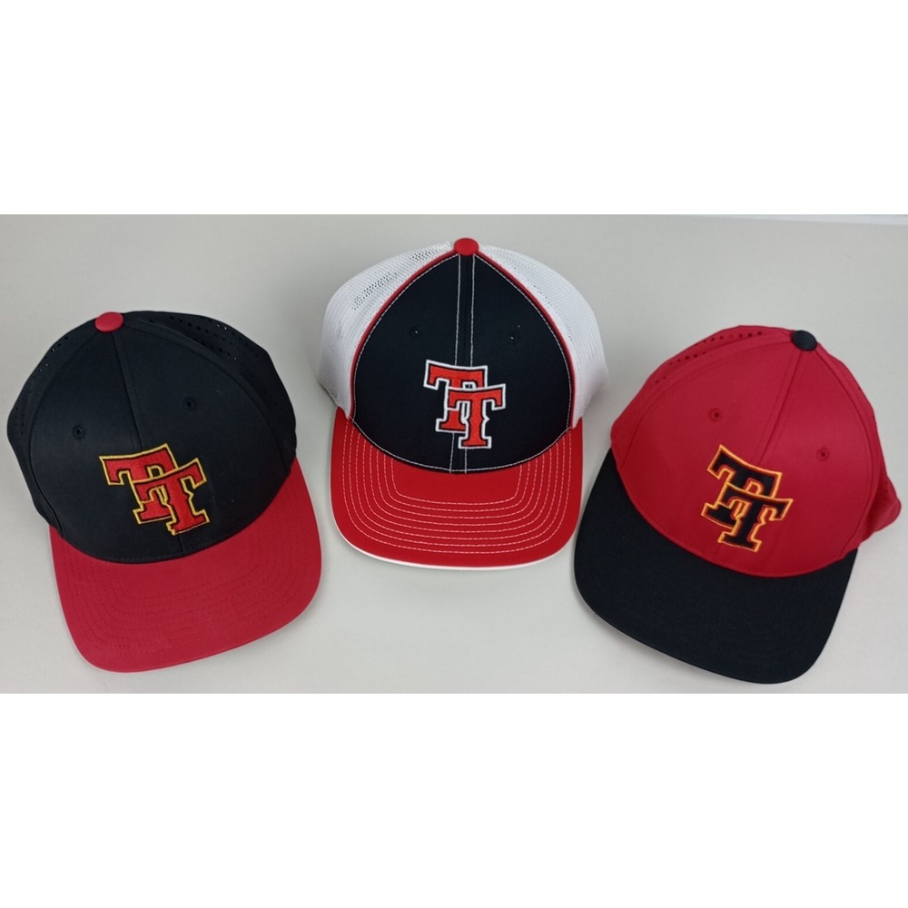Lot of 3 TT Baseball Caps Hats 22" SM- MD Pacific Headwear 474